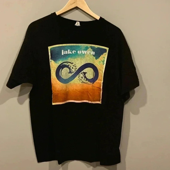 Jake Owen  2012 Never Ending Tour Concert T-Shirt - Picture 1 of 4